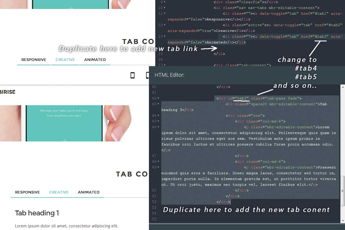 Simple Bootstrap Agency Theme Builder